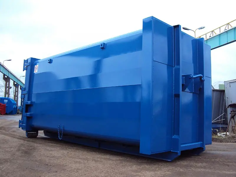 afvalcontainer voor industriële compactors en afvalbeheer