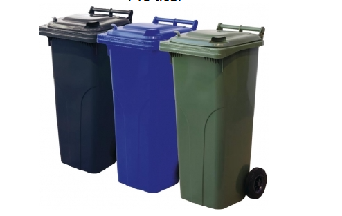 industriële afvalbakken voor afvalsortering en recyclage
